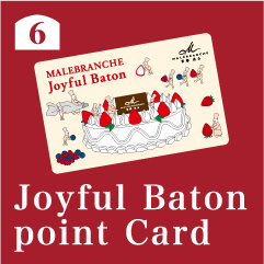 Joyful baton poin Card